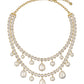Pearl & Crystal Statement Necklace