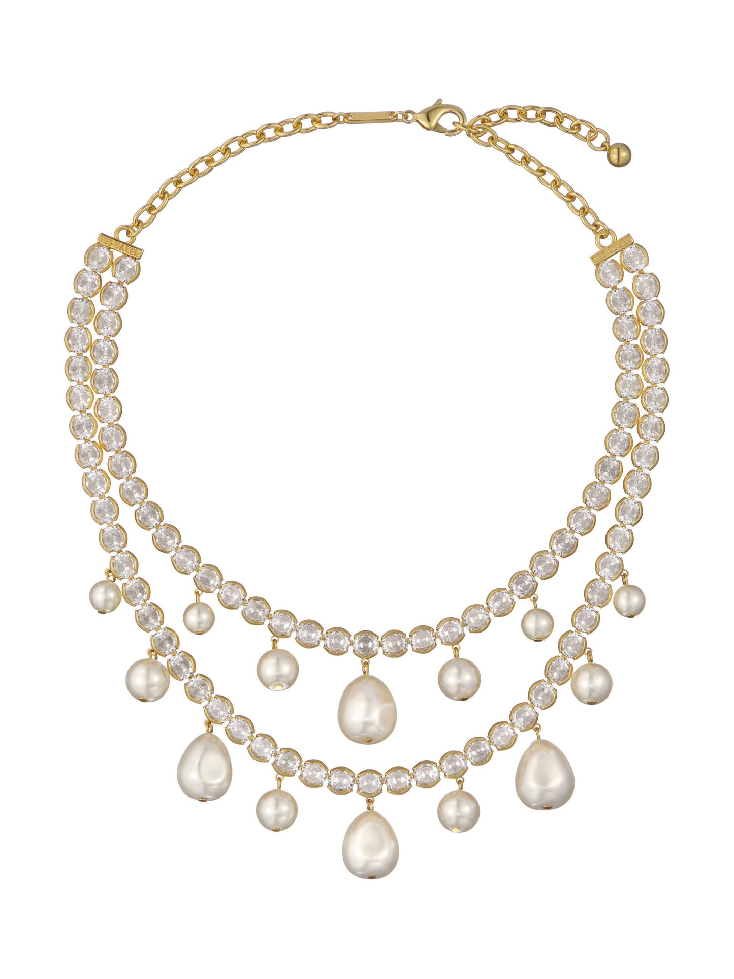 Pearl & Crystal Statement Necklace