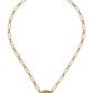 Double Logo Link Necklace