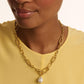 Twisted Pearl Pendant Necklace