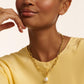Twisted Pearl Pendant Necklace