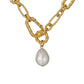 Twisted Pearl Pendant Necklace