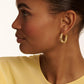 Twisted Pearl Hoop Earrings