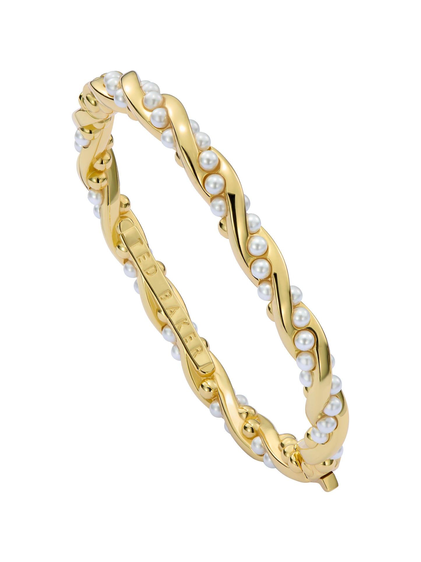 Twisted Pearl Cuff