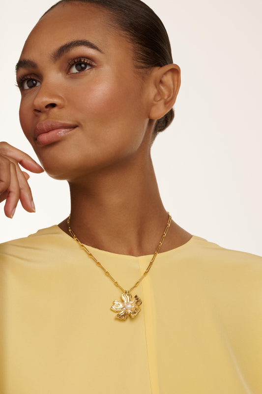 Flower Statement Necklace