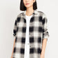 Flannel Boyfriend Button-Down Shirt